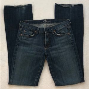 7 for all mankind bootcut jeans size 27